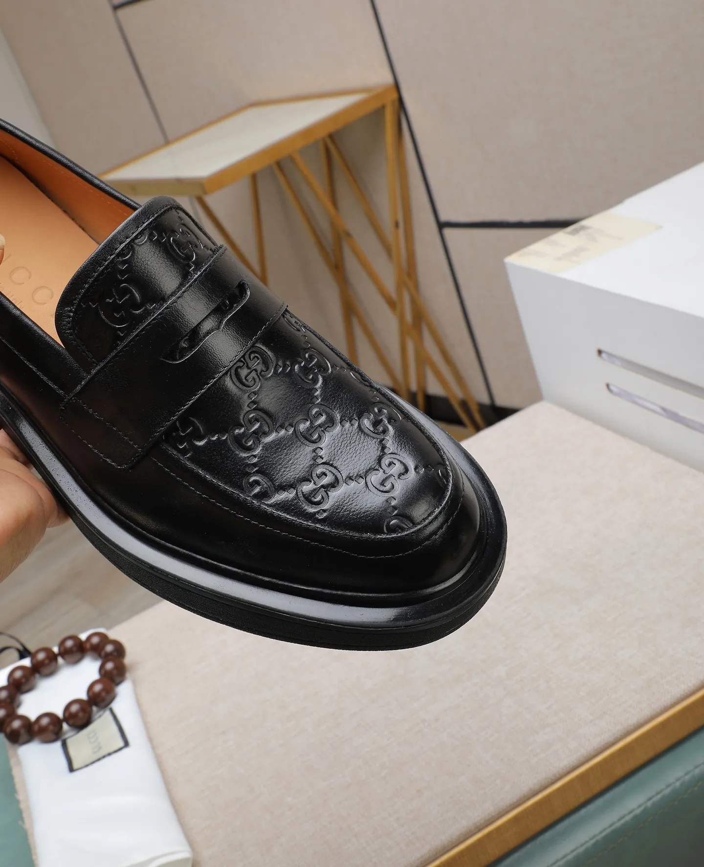 Men's shoes 💰520 📛📛Original (water-dyed cow lining) GUCCI official website formal shoes🌀 Italian 🇮🇹Imported cowhide➕Top imported water-dyed cowhide lining💋Finely handmade Original bottom, the real thing looks better when photographed in person Standard size 38-44